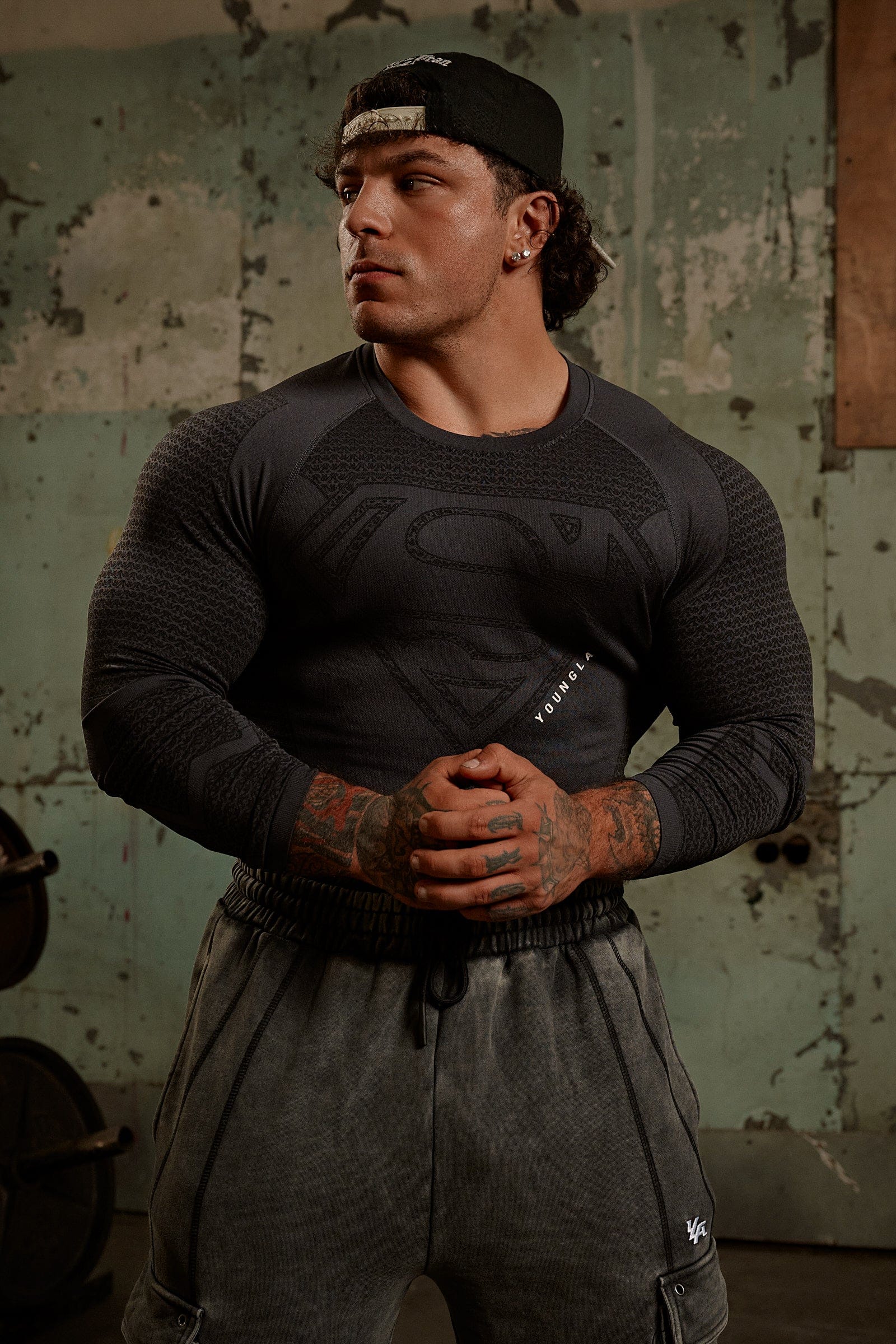 8066 - Superman Compression Longsleeves